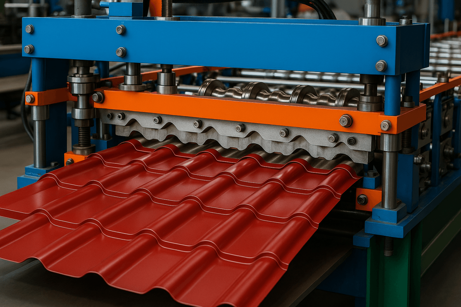 roof tile machine